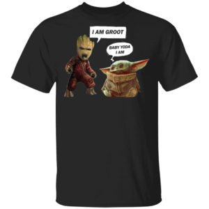 Baby Groot and Baby Yoda shirt