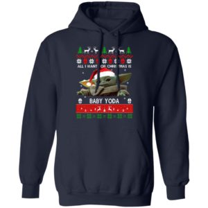 All I want for Christmas is Baby Yoda Ugly Christmas sweater