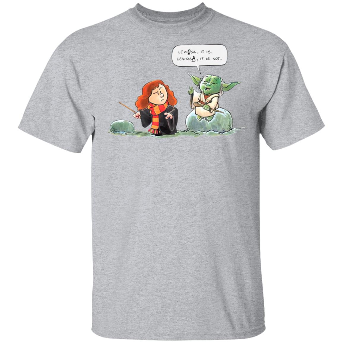 Baby Yoda Harry Potter Leviosa It Is Leviosa It Is Not Shirt