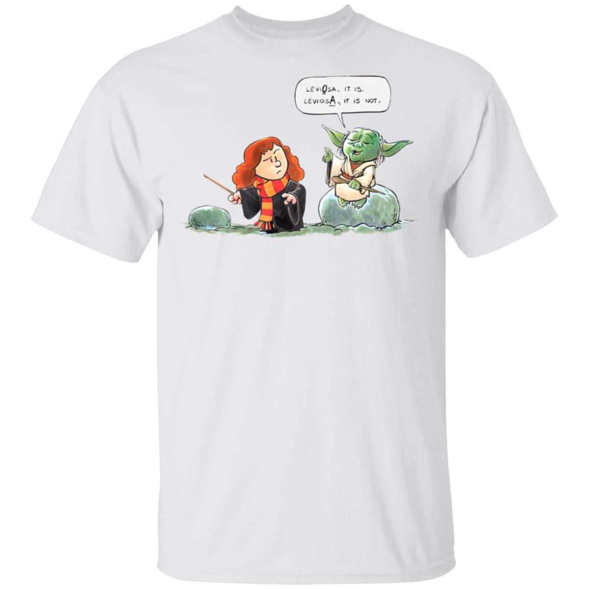 Baby Yoda Harry Potter Leviosa It Is Leviosa It Is Not Shirt