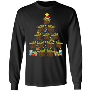 Baby Yoda Tree Merry Christmas Sweatshirt
