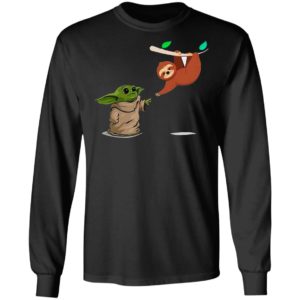 Star Wars Baby Yoda And Sloth Shirt