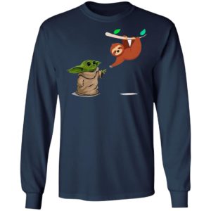 Star Wars Baby Yoda And Sloth Shirt