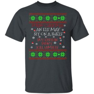 During Christmas an ELF but Epstein Didn’t Kill Himself Ugly Christmas sweater