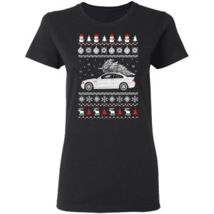 Convertible BMW M3 Ugly Merry Christmas Tree Sweater