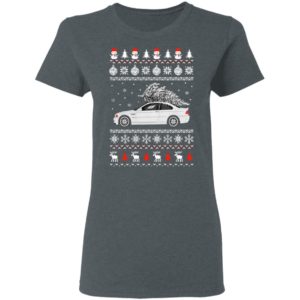 Convertible BMW M3 Ugly Merry Christmas Tree Sweater