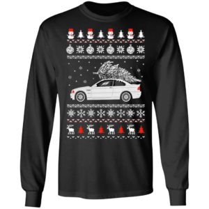 Convertible BMW M3 Ugly Merry Christmas Tree Sweater