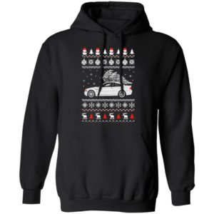 Convertible BMW M3 Ugly Merry Christmas Tree Sweater