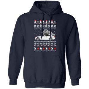 Convertible BMW M3 Ugly Merry Christmas Tree Sweater