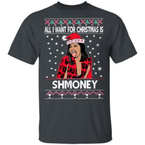 Cardi B All I Want For Christmas Is Shmoney Ugly Christmas Sweater