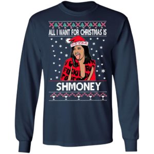 Cardi B All I Want For Christmas Is Shmoney Ugly Christmas Sweater