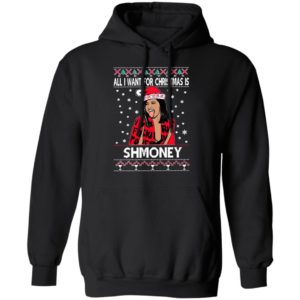 Cardi B All I Want For Christmas Is Shmoney Ugly Christmas Sweater