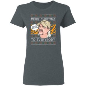 Joe Exotic Big Cat Rescue Carole Baskin SH300 Tiger King Merry Christmas Ugly Christmas Sweater