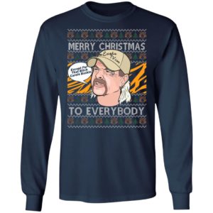 Joe Exotic Big Cat Rescue Carole Baskin SH300 Tiger King Merry Christmas Ugly Christmas Sweater