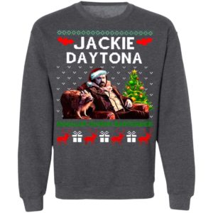 Santa Jackie Daytona Regular Human Bartender Ugly Christmas Sweater