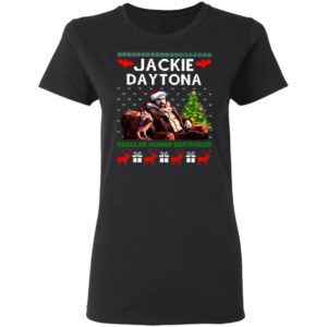 Santa Jackie Daytona Regular Human Bartender Ugly Christmas Sweater
