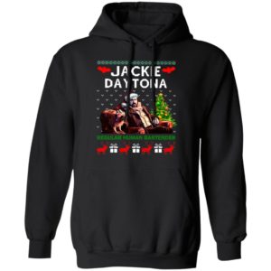 Santa Jackie Daytona Regular Human Bartender Ugly Christmas Sweater