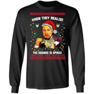 When They Realize The Eggong Is Spiked Leo Laughing Dank Meme Ugly Merry Christmas Sweater