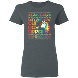 LGBT Unicorn Don We Now Our Gay Apparel Ugly Christmas Sweaterv