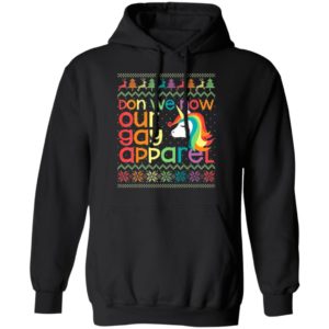 LGBT Unicorn Don We Now Our Gay Apparel Ugly Christmas Sweater