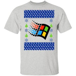 Microsoft Windows XP Ugly Christmas Sweater Shirt