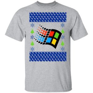 Microsoft Windows XP Ugly Christmas Sweater Shirt
