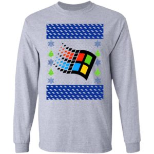 Microsoft Windows XP Ugly Christmas Sweater Shirt