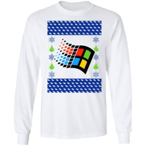 Microsoft Windows XP Ugly Christmas Sweater Shirt