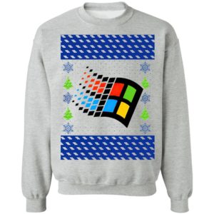 Microsoft Windows XP Ugly Christmas Sweater Shirt
