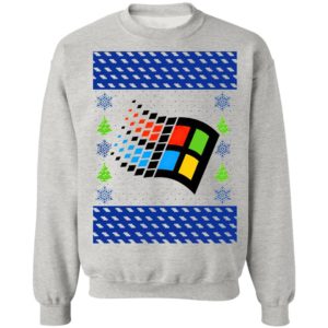 Microsoft Windows XP Ugly Christmas Sweater Shirt