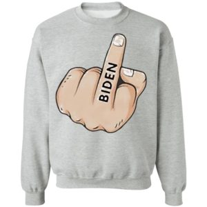 Middle Finger Fuck Biden Shirt, Hoodie