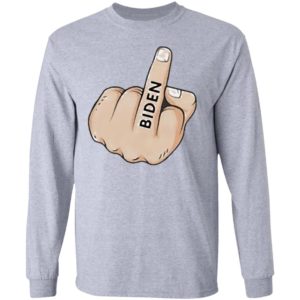 Middle Finger Fuck Biden Shirt, Hoodie