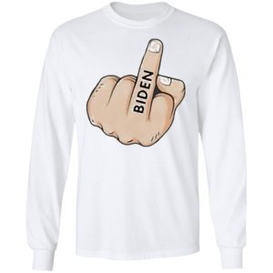 Middle Finger Fuck Biden Shirt, Hoodie