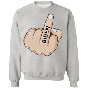 Middle Finger Fuck Biden Shirt, Hoodie