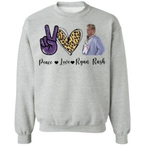Peace Love Ryan Rash Tee Shirt, Long Sleeve, Hoodie