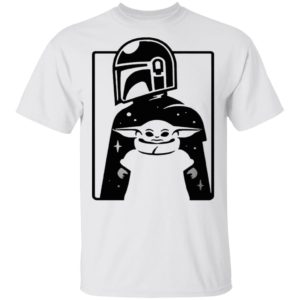 Minimal Mando And Grogu The Mandalorian Baby Yoda shirt