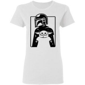 Minimal Mando And Grogu The Mandalorian Baby Yoda shirt
