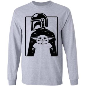 Minimal Mando And Grogu The Mandalorian Baby Yoda shirt