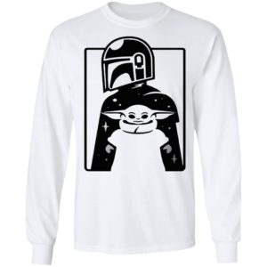 Minimal Mando And Grogu The Mandalorian Baby Yoda shirt