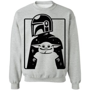 Minimal Mando And Grogu The Mandalorian Baby Yoda shirt