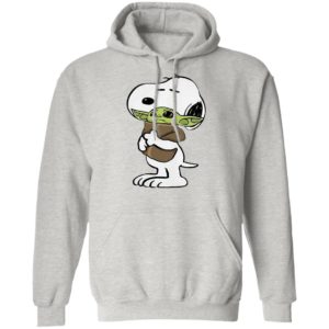 Snoopy Hug Baby Yoda Shirt, Long Sleeve, Hoodie