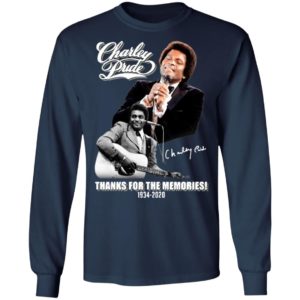 Charley Pride signature thanks for the memories 1934 2020 shirt