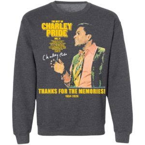 The Best Of Charley Pride Thank You For The Memories 1934 2020 Signature Shirt