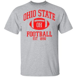 Vintage State of Ohio Columbus Striped Varsity Style shirt