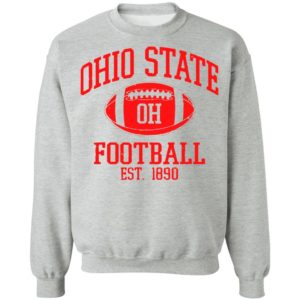 Vintage State of Ohio Columbus Striped Varsity Style shirt