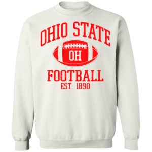 Vintage State of Ohio Columbus Striped Varsity Style shirt