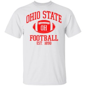 Vintage State of Ohio Columbus Striped Varsity Style shirt