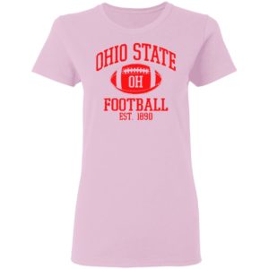 Vintage State of Ohio Columbus Striped Varsity Style shirt