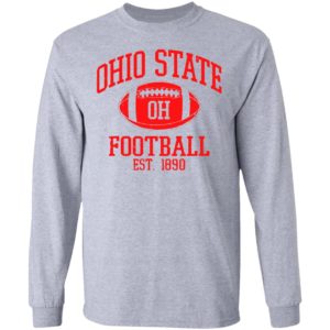 Vintage State of Ohio Columbus Striped Varsity Style shirt