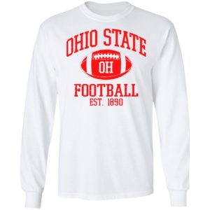 Vintage State of Ohio Columbus Striped Varsity Style shirt